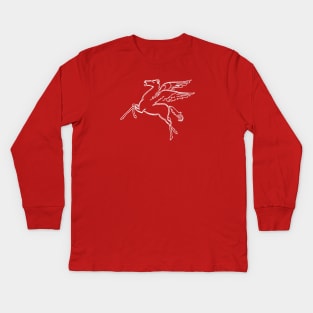 Neon Pegasus Kids Long Sleeve T-Shirt